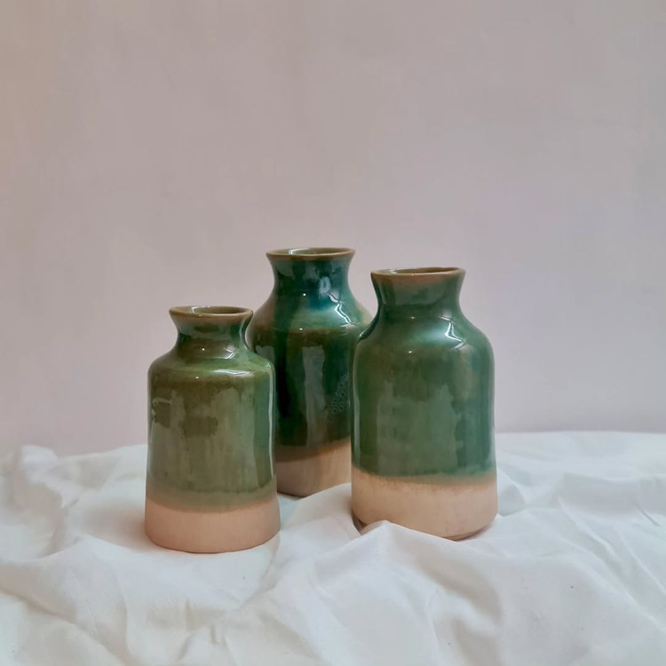 گلدان سرامیکی دستساز ناب سرامیک