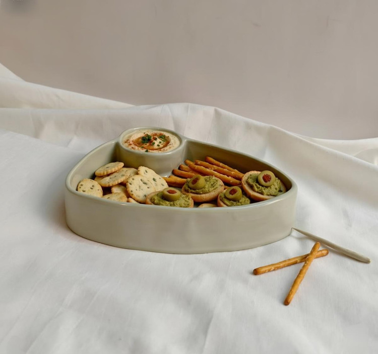 ظرف سرو تنقلات رنگ سبز