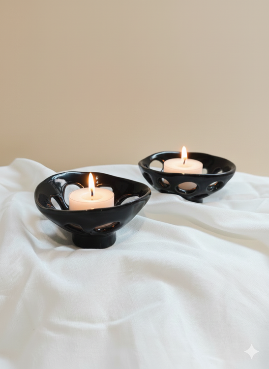 جاشمعی سرامیکی دستساز و خاص از برند ناب سرامیک