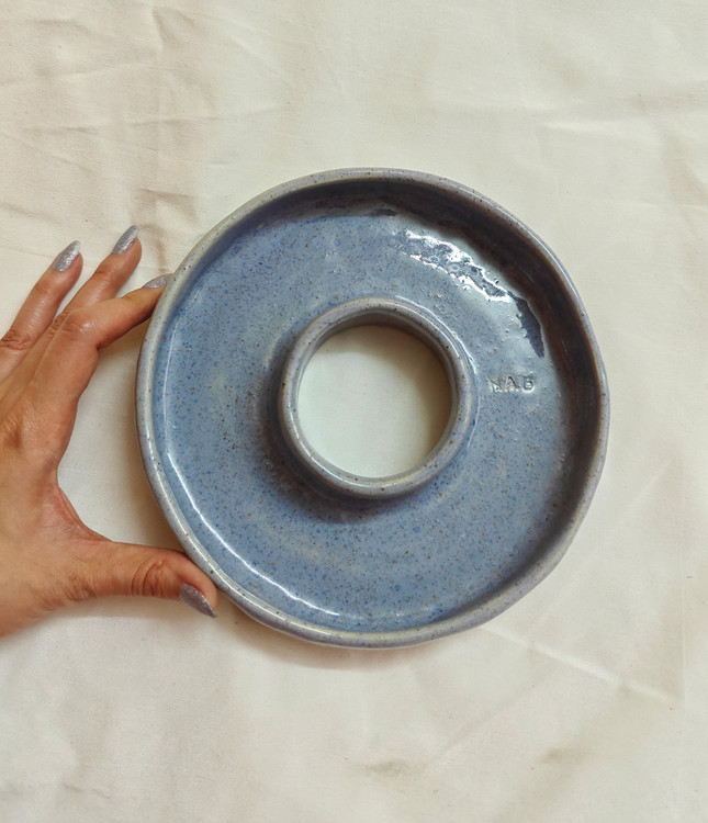 مزه خوری سرامیکی دستساز مدل گرد