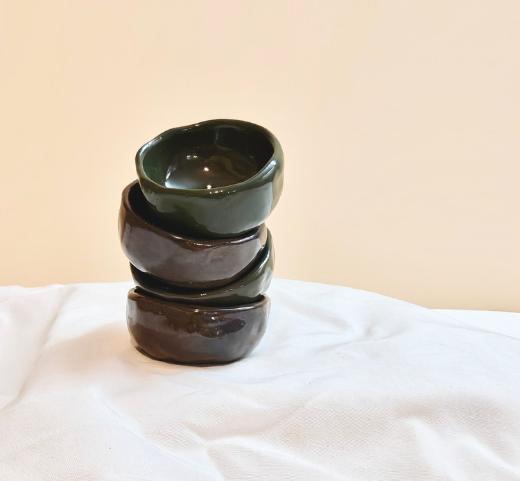 کاسه سرامیکی دستساز قطر 7 ناب سرامیک