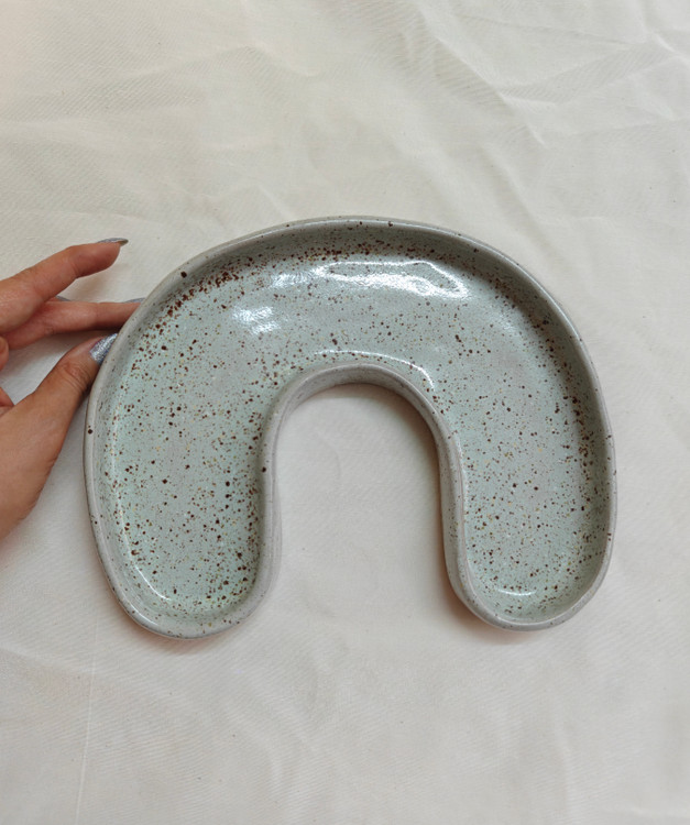 ظرف پذیرایی سرامیکی دستساز